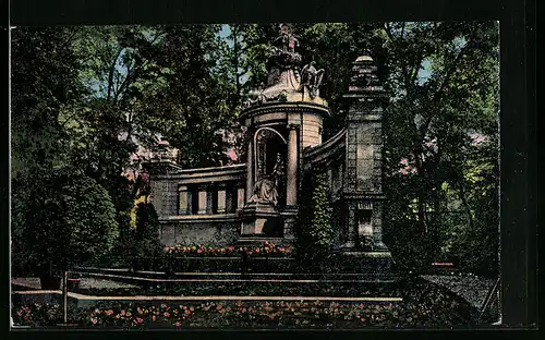 AK Coblenz, Kaiserin-Augusta-Denkmal