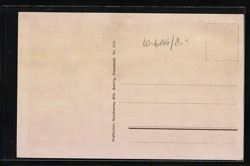 AK Zwingenberg /Bergstr., Ortspartie mit Melibokus