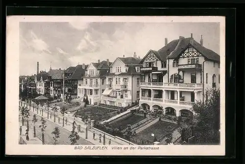 AK Bad Salzuflen, Villen an der Parkstrasse