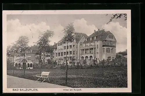 AK Bad Salzuflen, Villen am Kurpark