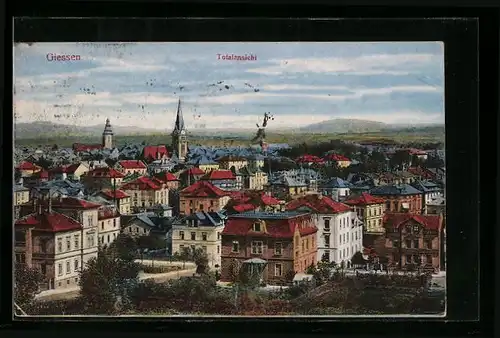 AK Giessen, Totalansicht vom Ort