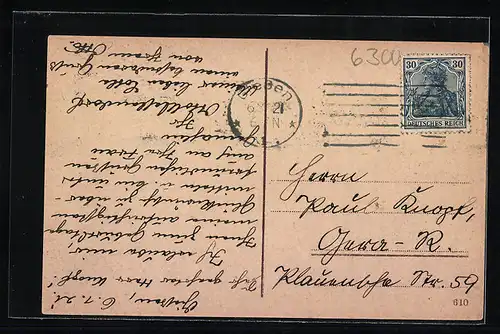 AK Giessen, Totalansicht vom Ort