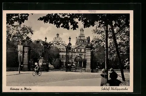 AK Hanau a. Main, Schloss Philippsruhe