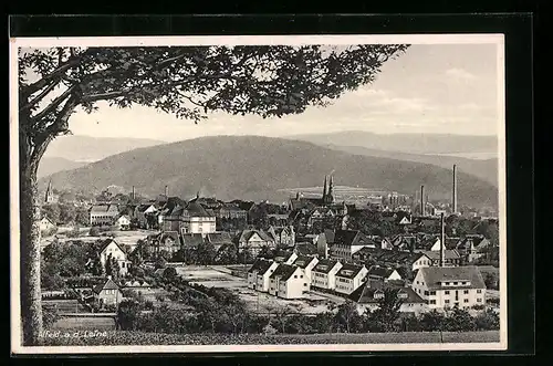 AK Alfeld a. d. Leine, Ortsansicht mit Bergen