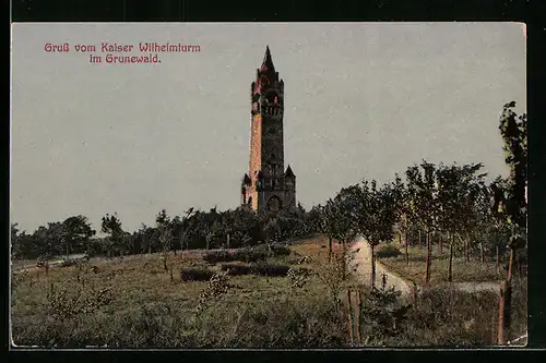 AK Grunewald, Kaiser Wilhelmturm