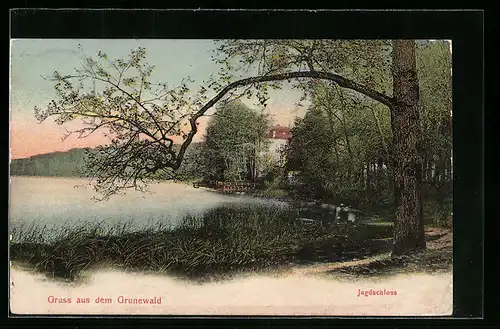 AK Grunewald, Jagdschloss am See