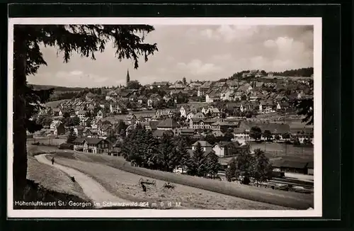 AK St. Georgen im Schwarzwald, Teilansicht