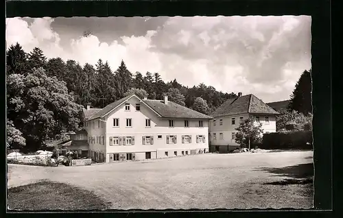AK Marxzell /Nördl. Schwarzwald, Waldhotel Bergschmiede