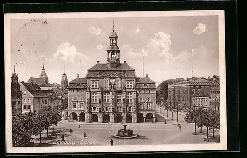 AK Lüneburg, Rathaus mit Brunnen