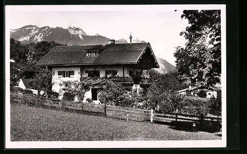 AK Bischofswiesen b. Berchtesgaden, Pension Landhaus Dinzler