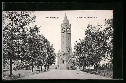 AK Berlin-Grunewald, Kaiser Wilhelmsturm