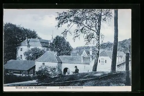 AK Berlin-Grunewald, Jagdschloss Grunewald