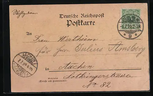 AK Berlin-Grunewald, Jagdschloss Grunewald