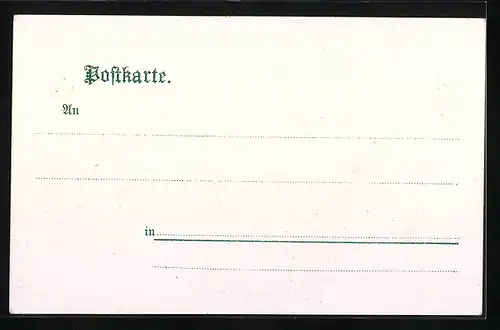 Lithographie Göggingen, Neue Anstalt im Tannenzapfen