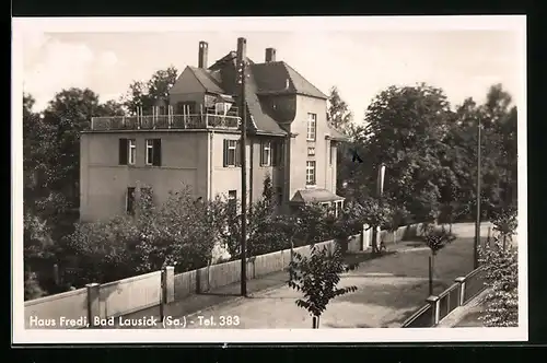 AK Bad Lausick /Sa., Hotel Haus Fredi