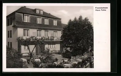 AK Bad Münster a. St., Hotel Haus Falke