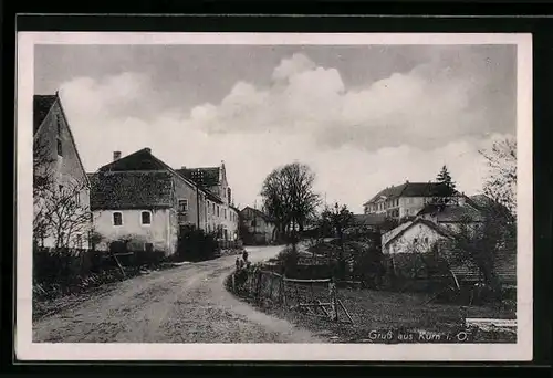 AK Kürn i. O., Strassenpartie im Ort