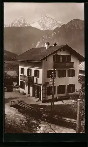 AK Berchtesgaden, Gasthaus zur schönen Aussicht, Königseerstrasse 4 1 /2