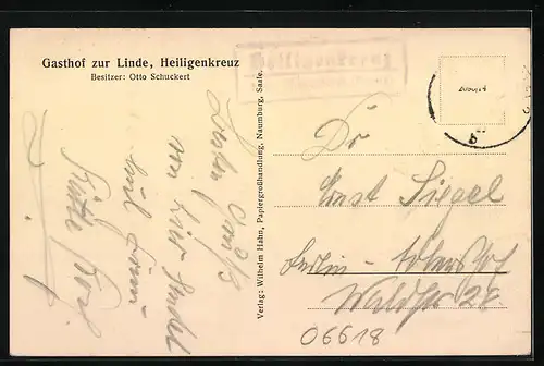 AK Heiligenkreuz, Gasthof zur Linde, Ortsansichten