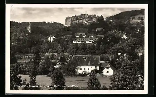 AK Streitberg /Fränk. Schweiz, Partie an der Mühle