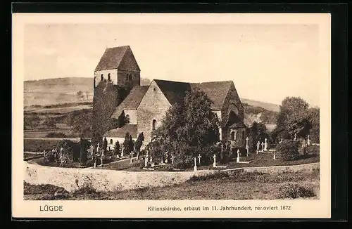 AK Lügde, Blick auf die Kilianskirche