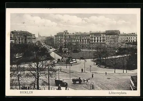 AK Berlin-Tiergarten, Blick auf den Lützowplatz