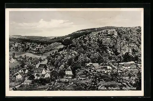 AK Veilbronn /Fränk. Schweiz, Blick auf den Ort