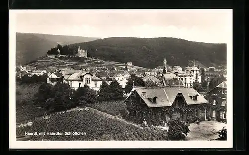 AK Haardt, Ort mit Haardter Schlösschen