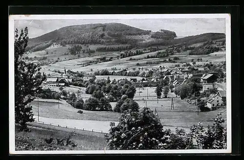 AK Wildflecken /Rhön, Ort mit gr. Auersberg