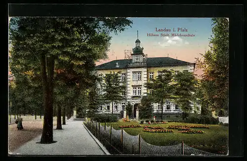 AK Landau i. Pfalz, Höhere Städt. Mädchenschule