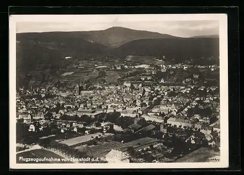 AK Neustadt a. d. Haardt, Ortsansicht vom Flugzeug aus