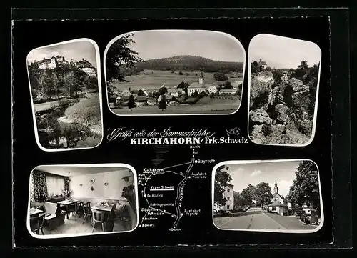 AK Kirchahorn /Frk. Schweiz., Gasthof Fränkische Schweiz