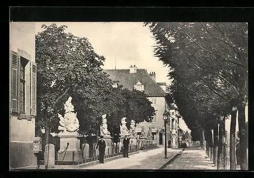 AK Ludwigsburg, Trophäen am Arsenalplatz, Strassenpartie