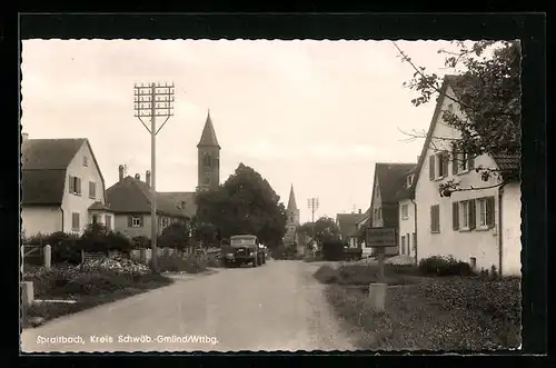 AK Spraitbach /Wttbg., Partie am Ortseingang