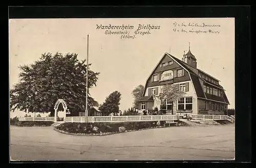 AK Eibenstock /Erzgeb., Gasthaus Wandererheim Bielhaus