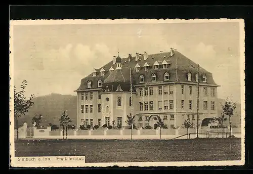 AK Simbach a. Inn, Blick zum Engl. Institut