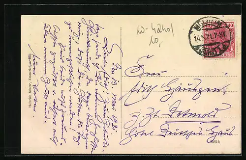 AK Emmerich a. Rh., Blick auf Kriegerdenkmal