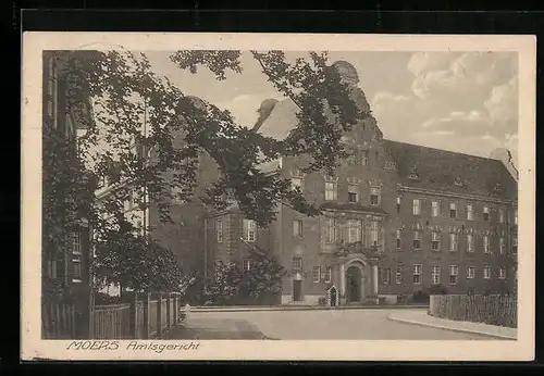 AK Moers, Blick auf Amtsgericht