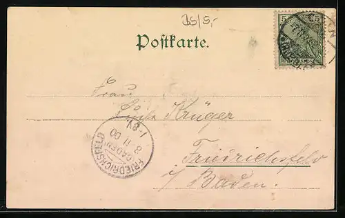 AK Köln, Partie am Hafen, Dampfschiff