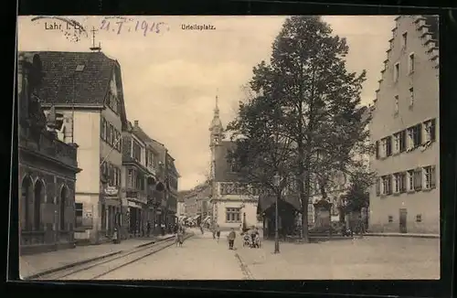 AK Lahr i. B., Urteilsplatz m. Rathaus