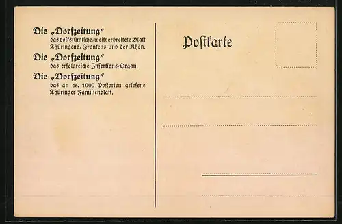 AK Hildburghausen, Die Dorfzeitung, Die Germanen, Volksfest