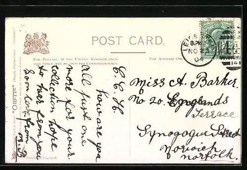 Künstler-AK Charles F. Flower: Leicester, The Abbey