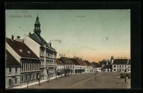 AK Feldsberg N.-Öst., Partie am Stadtplatz