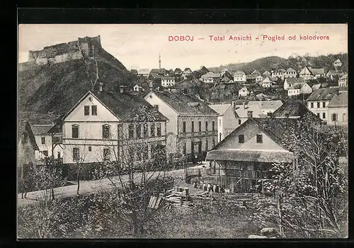 AK Doboj, Totalansicht der Ortschaft