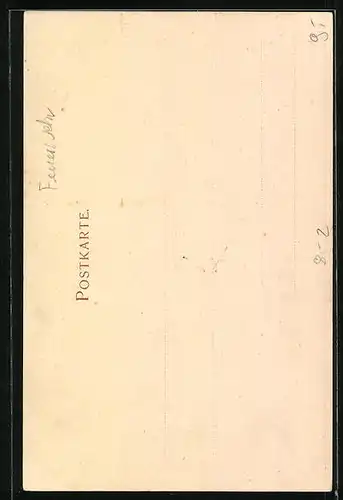 AK Gott zur Ehr, dem Nächsten zur Wehr, Feuerwehrleute bei der Arbeit