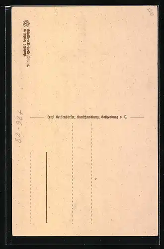 Steindruck-AK Rothenburg o. T., Ortspartie am Klingentor