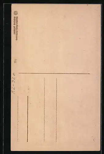 Steindruck-AK Rothenburg o. T., Sicht auf das Klingentor