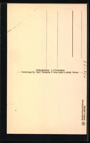 Steindruck-AK Rothenburg o. T., Kobolzellertor innen