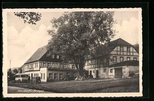 AK Neudorf i. Erzgeb., Gasthaus Der Kaiserhof