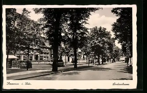 AK Ilmenau i. Thür., Lindenstrasse